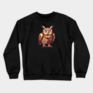 Pixel Owl Crewneck Sweatshirt